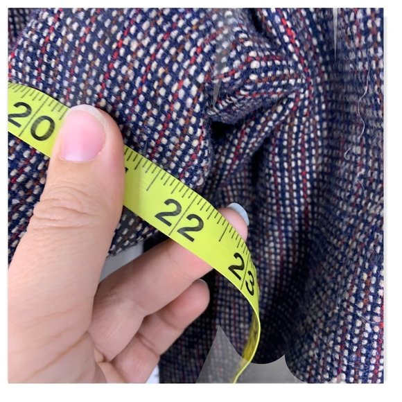 Vintage 70s Legends West Tweed Elbow Patch Jacket Large - Picture 7 of 11